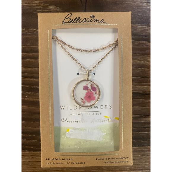 New - Bella Uno x Bellissima Wildflower Necklace - Picture 1 of 1